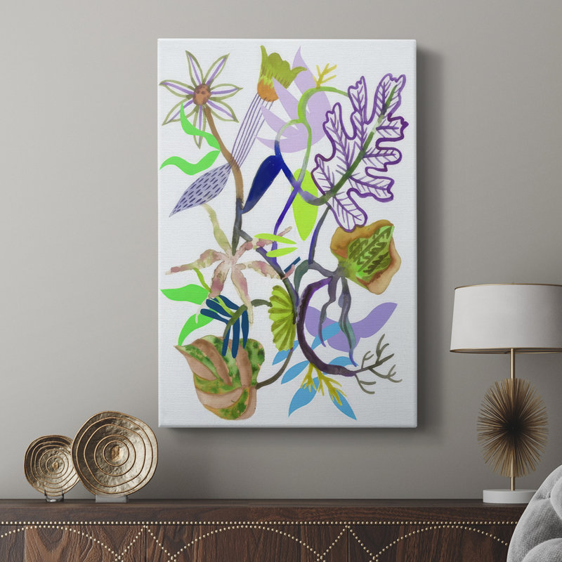 Fleur du sort II - galerie Cavas sur mesure, H 36 po x l 24 po