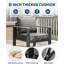 Sofa deux places en aluminium pour terrasse