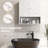 Bathroom Cabinet - Wall Mounted, Chic With Spacious Shelf, White Storage Unit, Mounted In Adjustable Shelf Structure