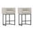 27"Upholstered Counter Height Bar Stools with Curved Barrel Back And Metal Frame-121250173