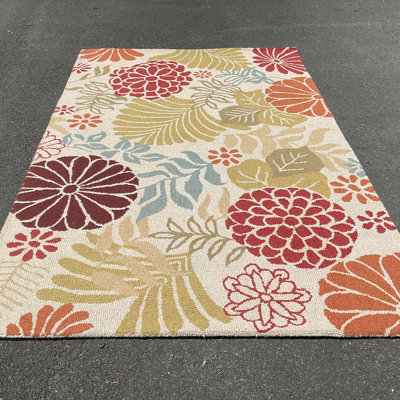Indo Wool Floral Indoor Rug