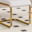 Chaises de salle à manger en faux cuir Rheese Modern-129528098