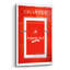 «Panama Red» par JJ Brando, art mural en verre acrylique, 12 po x 16 po-739818336