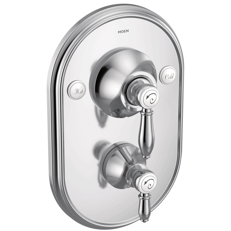 Weymouth Posi-Temp with Built-in 3-Function Transfer Valve Trim Kit, Chrome