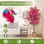 Bougainvillée artificiel 6 pi avec 610 fleurs-486327347
