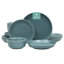 Service de vaisselle 16 pièces pour 4 assiettes en porcelaine Gibson Home Summer Shades-107263769