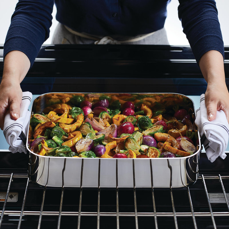 KitchenAid Non-Stick Roasting Pans, Polished Stainless Steel
