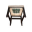 Chaise d'appoint rembourrée en lin Messerly