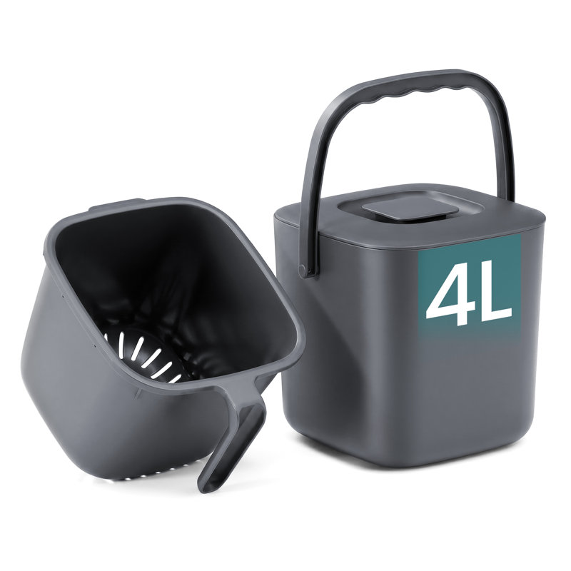 Plastic Kitchen Trash Can