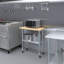 Tables de travail en bois Amgood H 38 po-90217160