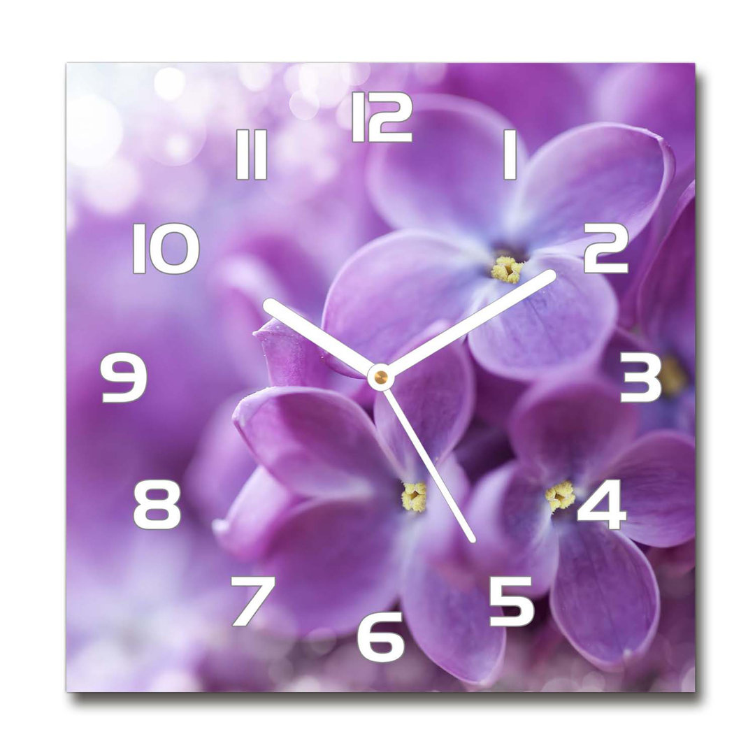 Analoge Wanduhr Lilac Flowers 60 cm Geräuschlos