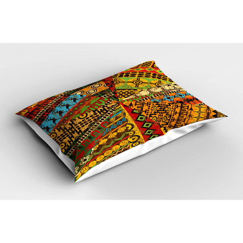 Polyester Geometric Sham Set, Twin
