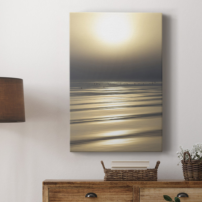 Parmi les ondulations - Cavas de galerie sur mesure, H 12 po x l 8 po