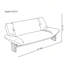 Canapé en tissu simple et tendance-199120385