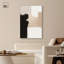 Décoration murale neutre sur toile beige et noir I -1863695515-1863695508