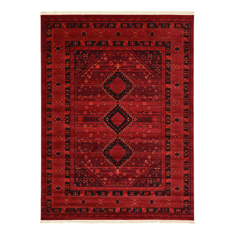 Amro Oriental Indoor Rug, Rectangle 7'10" x 11'