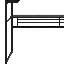 Metal Loft Bed With LED
