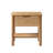 Ardin 1 Drawer Solid Wood Natural Nightstand-1705278456