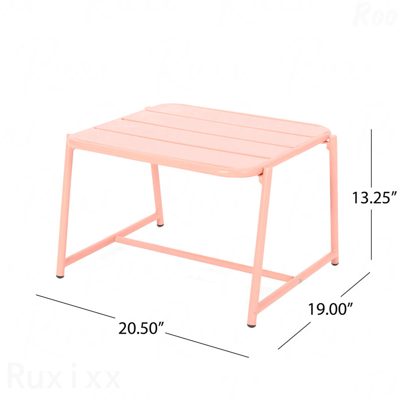 Chat Set Outdoor Patio Furniture, Coral