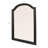 Ophelia Arched Mango Wood Wall Mirror, Black