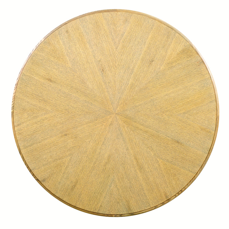 Round Dining Table, Oatmeal