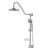 Shower Head System With 8" Rain And Handheld - Ergonomic Design Consistent Experience