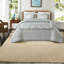 Piece Bedding Sets, King Cal King Polyester Floral Duvet Set, Reversible Sage