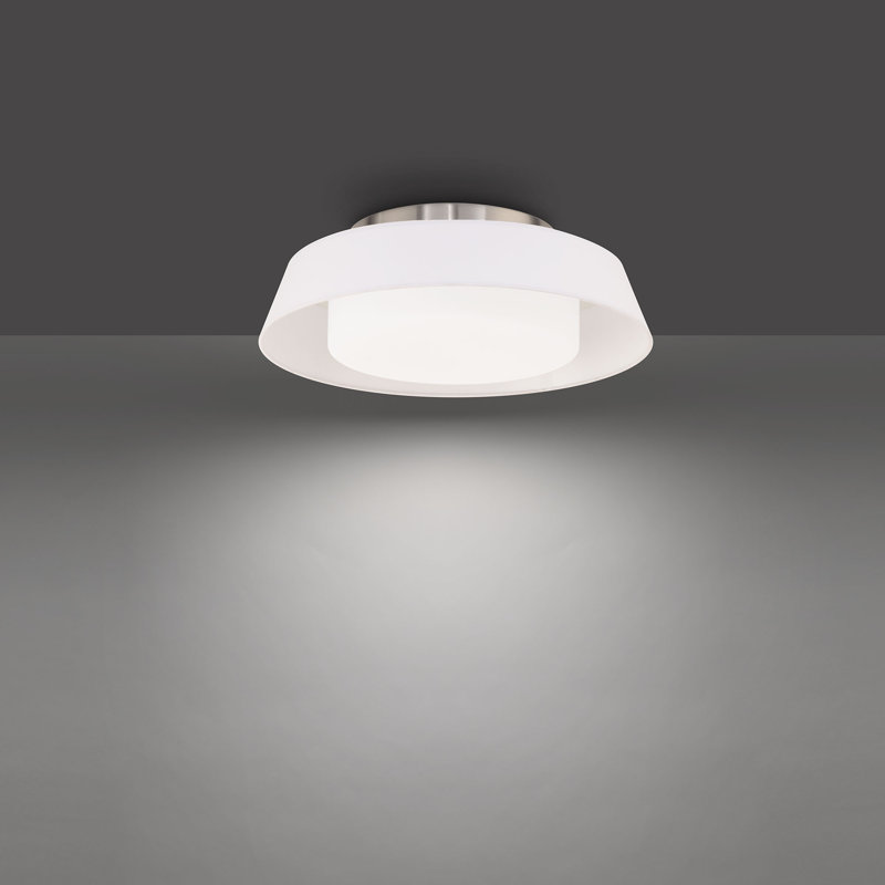 Chapeau LED Flush Mount, White, 3000 K