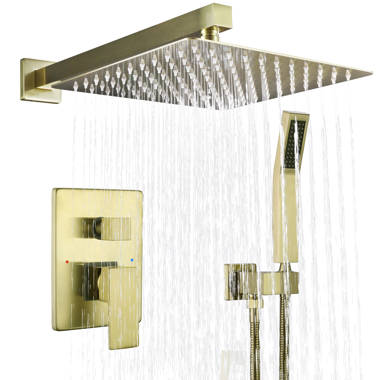 Designer Collection DC100G Square Grid Shower Drain Finish: Brushed Gold