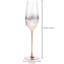 4 Piece 266ml Glass Flute Set