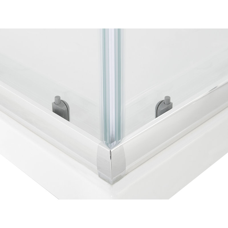 Alsafi Tela Square Shower Enclosure, 185cm H x 90cm W x 90cm D