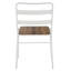 Swanage 45.5cm H Metal Ladder Back Side Chair-34023307