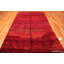 Tapis marocain rouge rétro