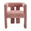 Chaise de salle à manger rembourrée avec chaises d'appoint et chaises de baril pour le salon 2 pièces / ensemble-62171369
