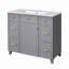 Meuble-lavabo sophistiqué avec rangement abondant et fabrication durable