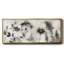 Misty Wildflower Morning - toile encadrée