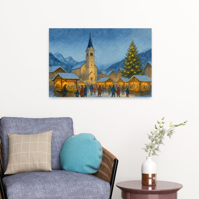 Art contemporain, paysage pacifique romantique serein, H 24 po x l 16 po