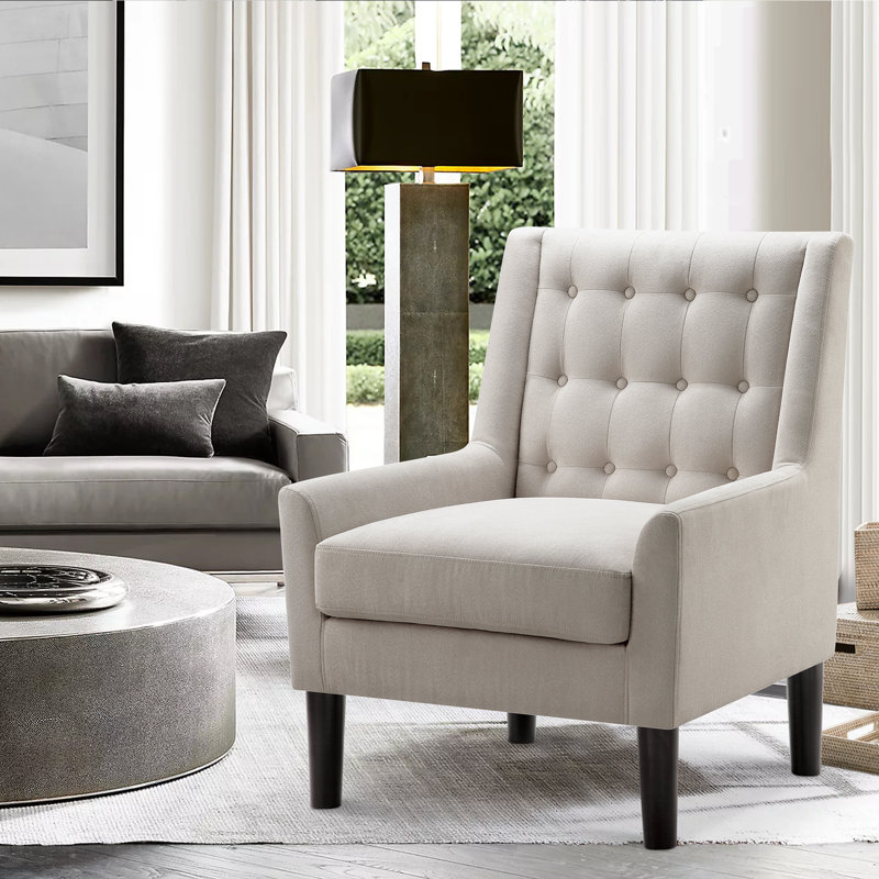 Modern Furniture Reading Arm Living Room Comfy Small Accent Bedroom Chairs, Standard Size