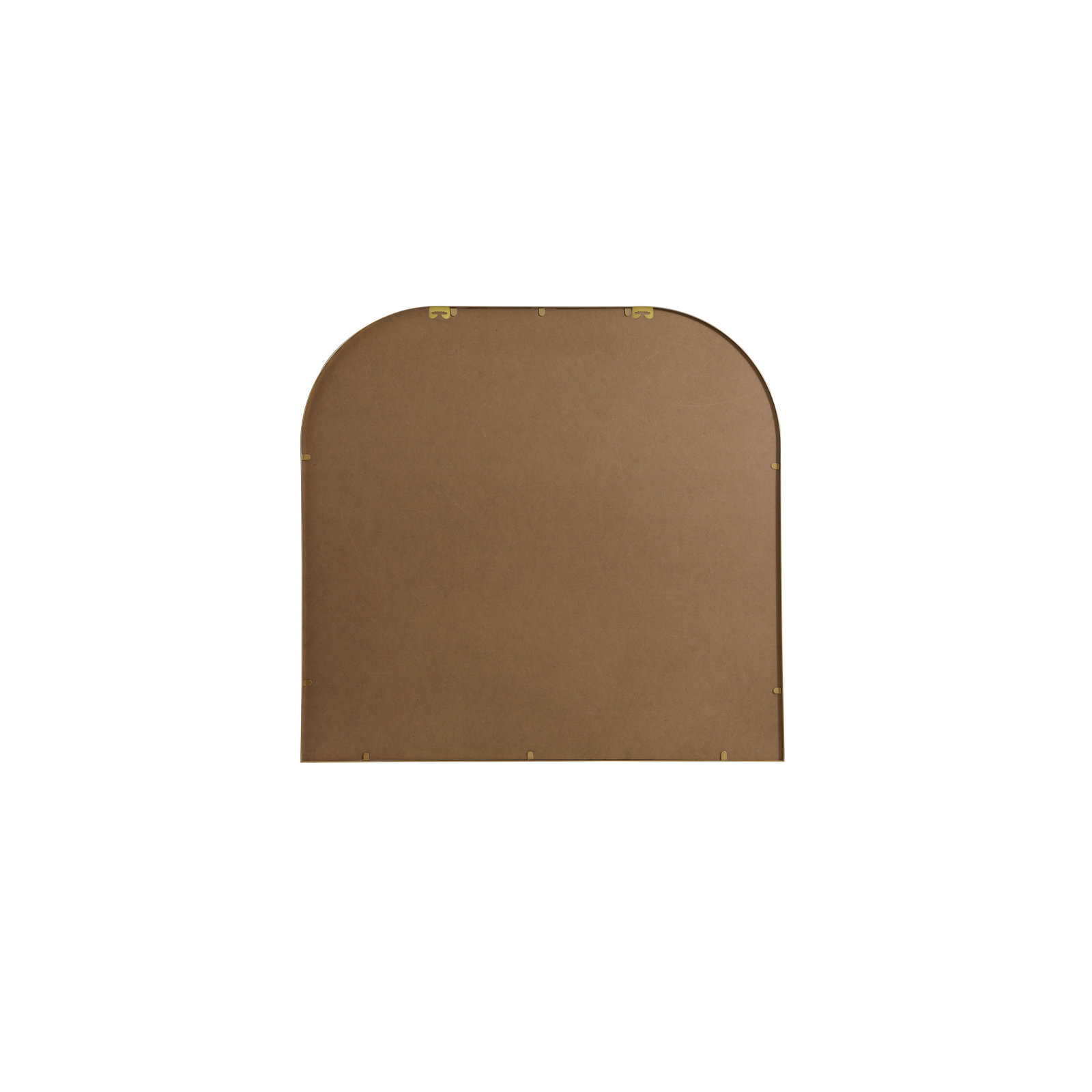Sabine Metal Wide Arch Wall Mirror, Brass, 38" x 40"