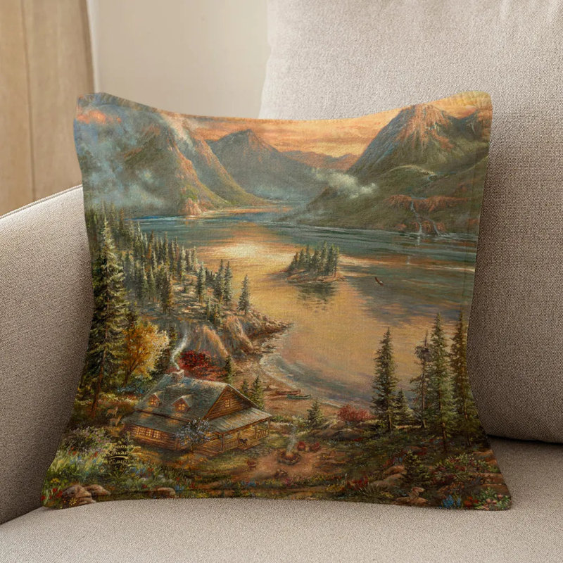 Coussin décoratif Thomas Kinkade