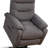Contemporary Lift Chair Recliner With Grey Fabric Upholstery