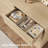 47 Inch Natural Oak 6-Drawer Wooden Dresser, Modern Wide Storage Chest of Drawers with Smooth Gliding Drawers & Anti-Tipping Device, Versatile Organizer for Bedroom, Living Room,Natural Wood Color-1832233300