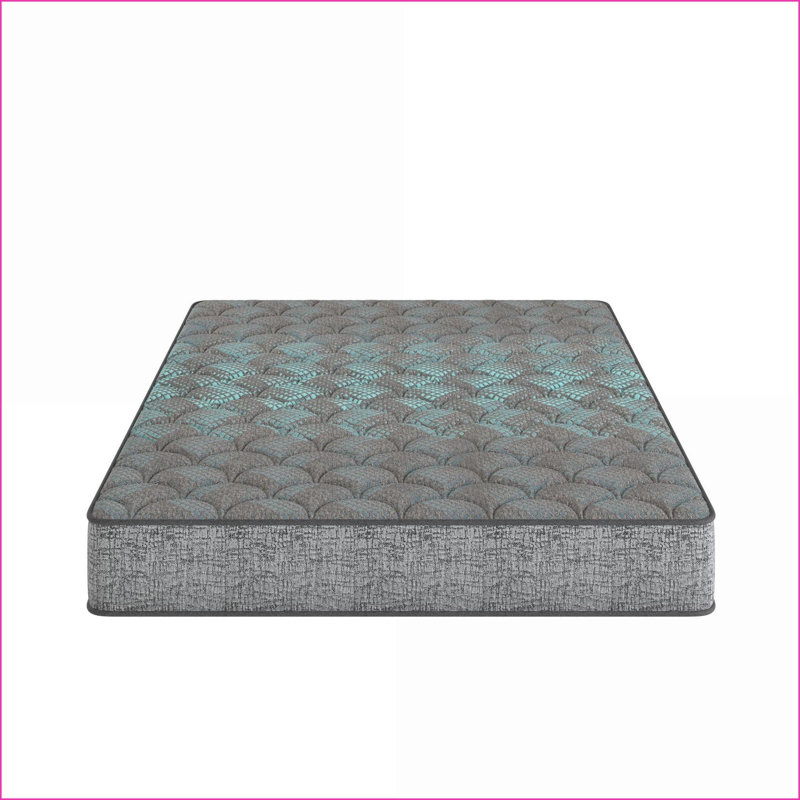 Mattresses, Restonic 7" Medium Comfort Foam Mattress | Grey+Blue | Twin XL