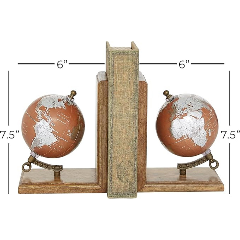 Ensemble de serre-livres en bois