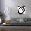  «Intersection 1» par Brittany Evans, art mural sur toile, 37 po x 37 po