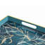 Adryanna 2 piece Glass Decoration Tray for Living Room Decor, Abstract Design Serving Tray-33576860