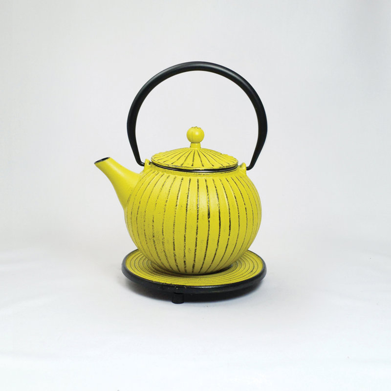 Bloomsbury Market Fatimata 0.8ml Solid Colour Teapot, Castcard