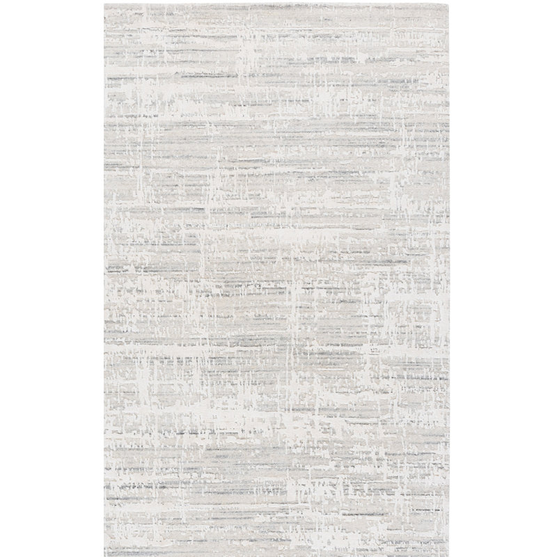 Tapis gris / ivoire Bedford 103, Rectangle 6 pi x 9 pi