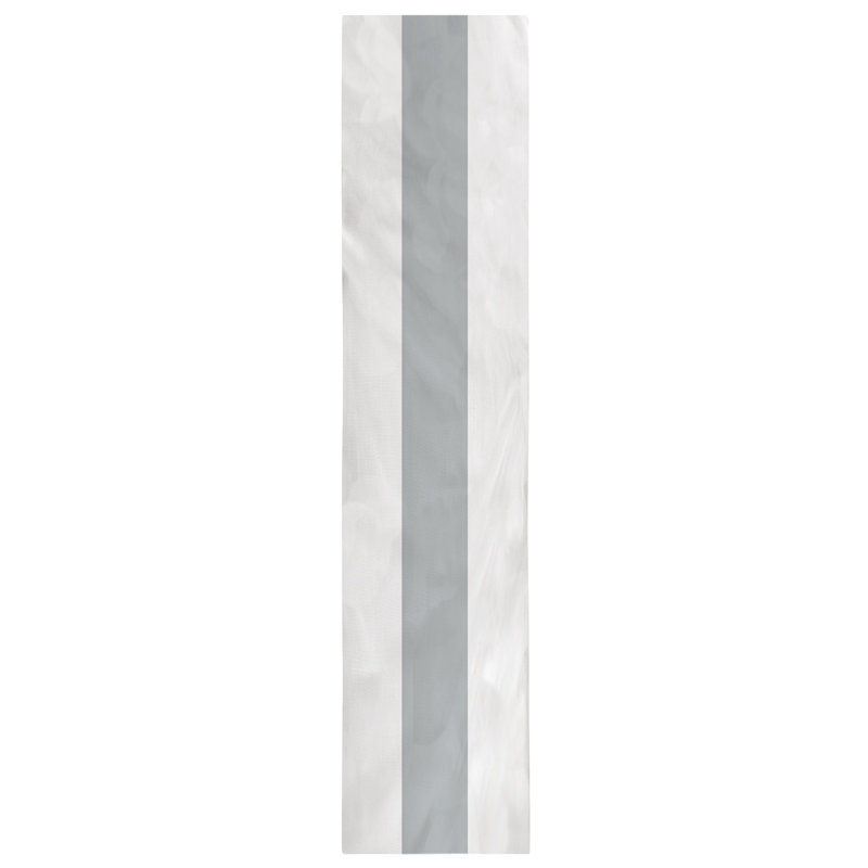 New York Big Football Stripes Table Runner, 90" L x 16" W, Cotton Blend, White