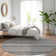 Machine Washable Indoor/Outdoor Christain ACN1422 Gray Rug